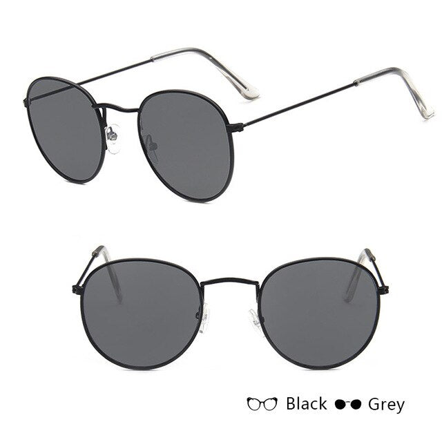 DYTYMJ Small Round Sunglasses Women Brand Designer Retro Glasses Women Mirror Eyeglasses Women/Men Vintage Oculos De Sol Gafas