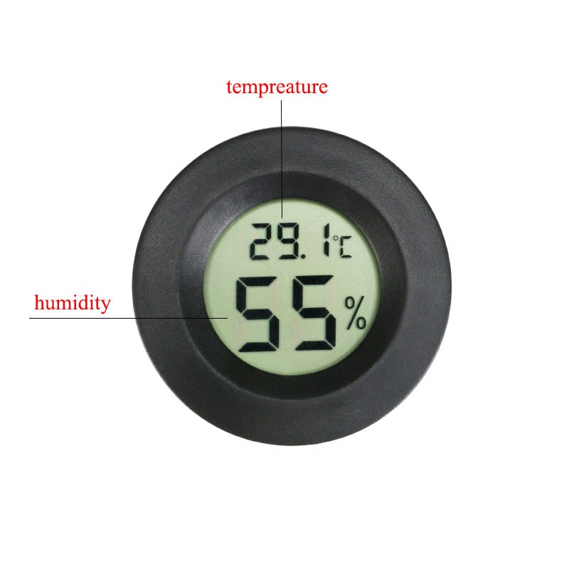 High Accurately Digital Thermometer Hygrometer Meter For Reptile Turtle Terrarium Aquarium Tank Accessories Temperature Humidity