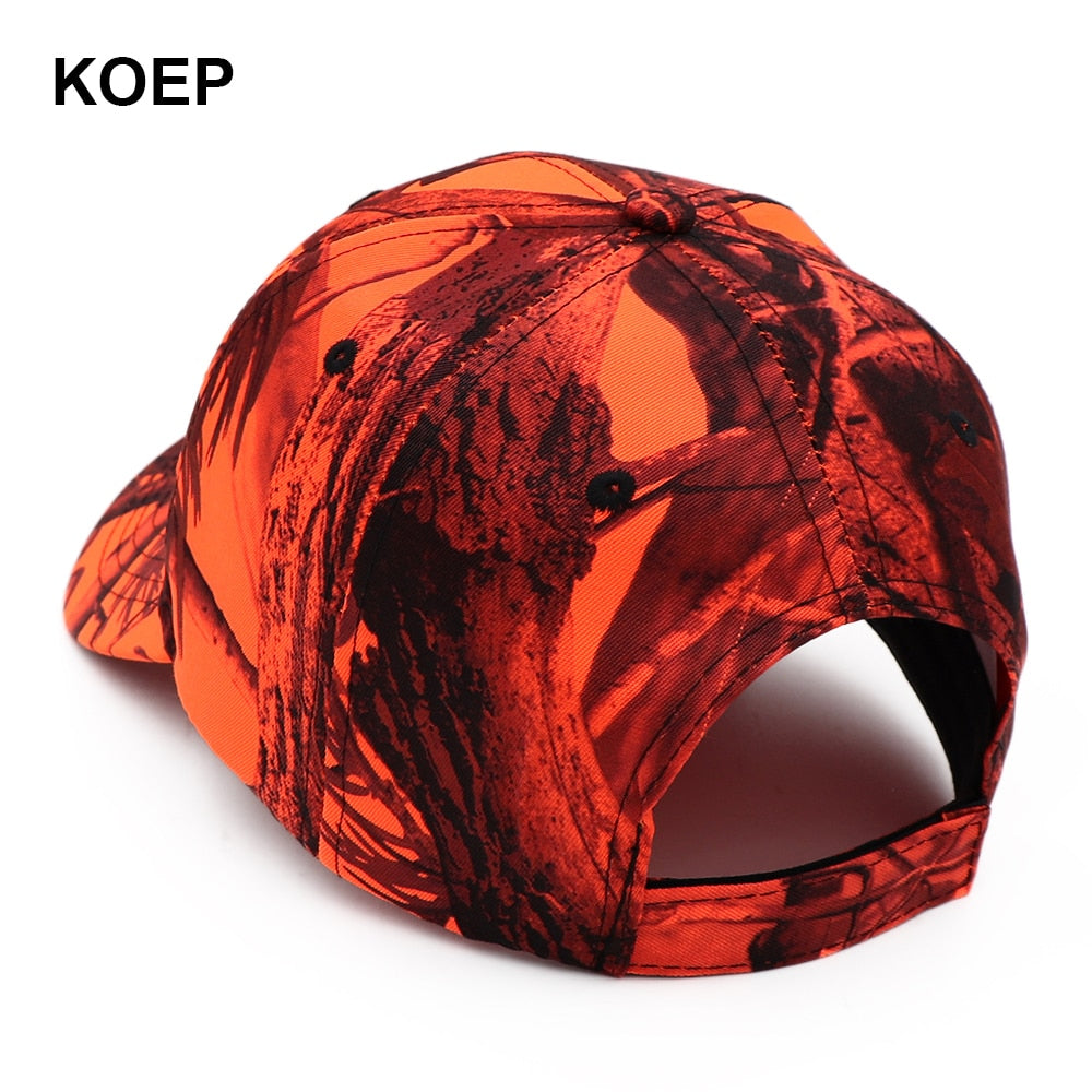 KOEP 2020 New Outdoor Fishing Caps Jungle Baseball Cap Hunting Hat Cotton Camouflage Dad Snapback Hats Pine Cypress Camouflage