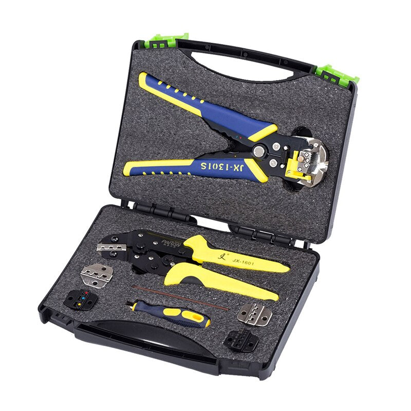 5 in 1 Professional Wire Crimpers Engineering Ratcheting Terminal Crimping Plier Bootlace Ferrule Crimper Tool Cord End Terminal