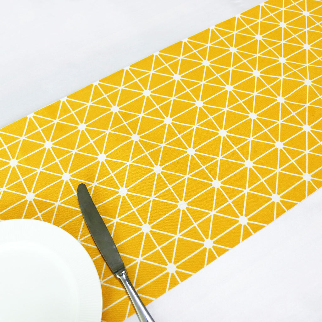 Fashion Yellow Table Runners Cotton Linen Tablerunner Boho Decor Tablecloths Wedding Party Decoration Home Nordic Table Runner