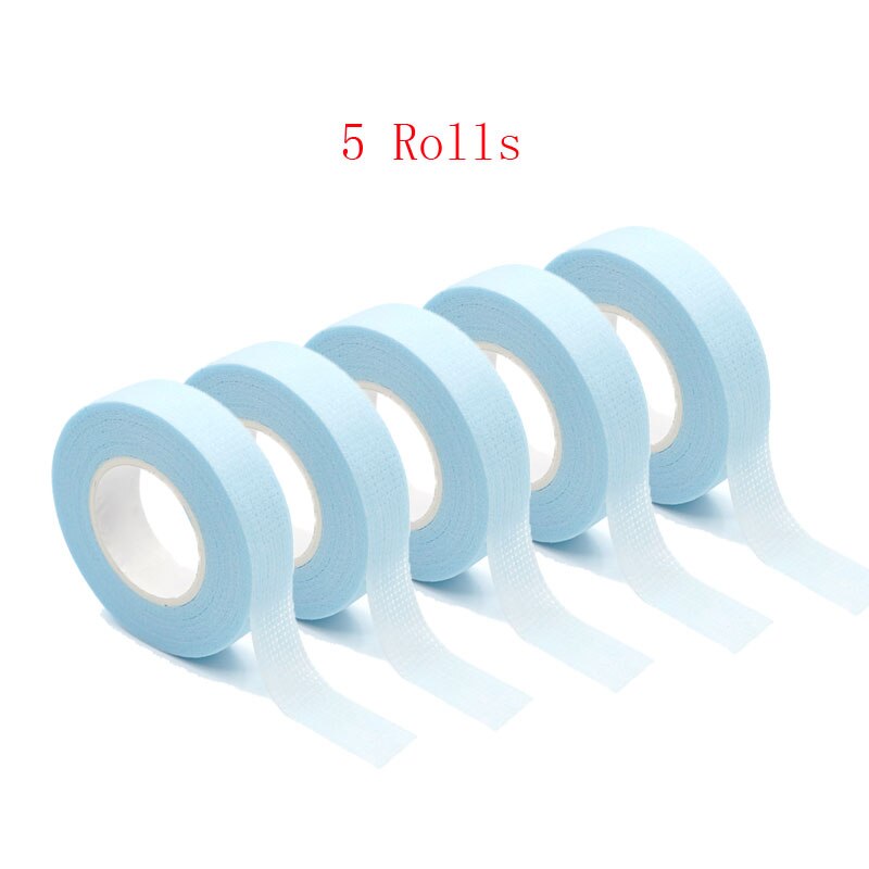 5Rolls 9M Eyelash Extension Medical Tape Under Eye Patches White Paper Isolation Lashes Patch