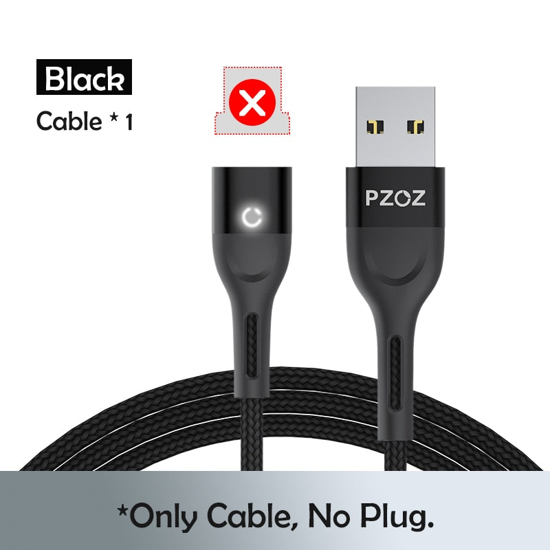 PZOZ Magnetic Cable Micro USB C Fast Charging Adapter Microusb Magnet Type C Mobile Phone Cable Data Charger For iPhone 12 Pro