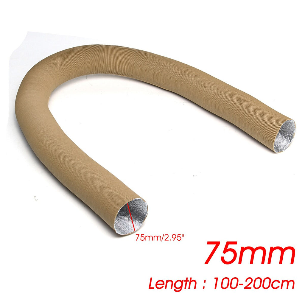 42/60/75mm Car Air Heater Ducting Pipe Hose Line for Diesel Parking Heaters For Webasto/Dometic/Planer