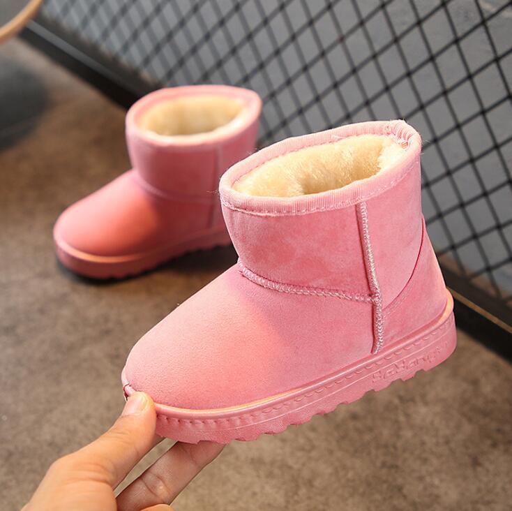 Baby Casual Boots Fashion Children Boys Girls Snow Boots Kids Running Shoes Brand Sport White Shoes Kids Sneakers 22-28