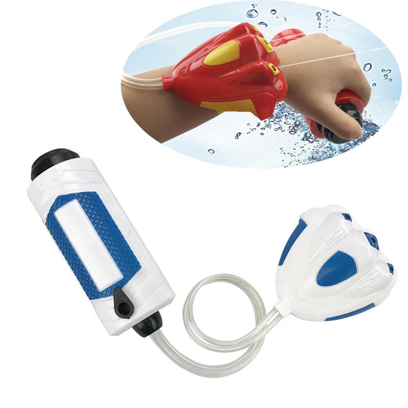 Summer Children Wrist-Type Spray Water Gun Hand-Held Water Gun for Kids Bath Toy Outdoor Beach Parent-Child Battle Water Gun Toy
