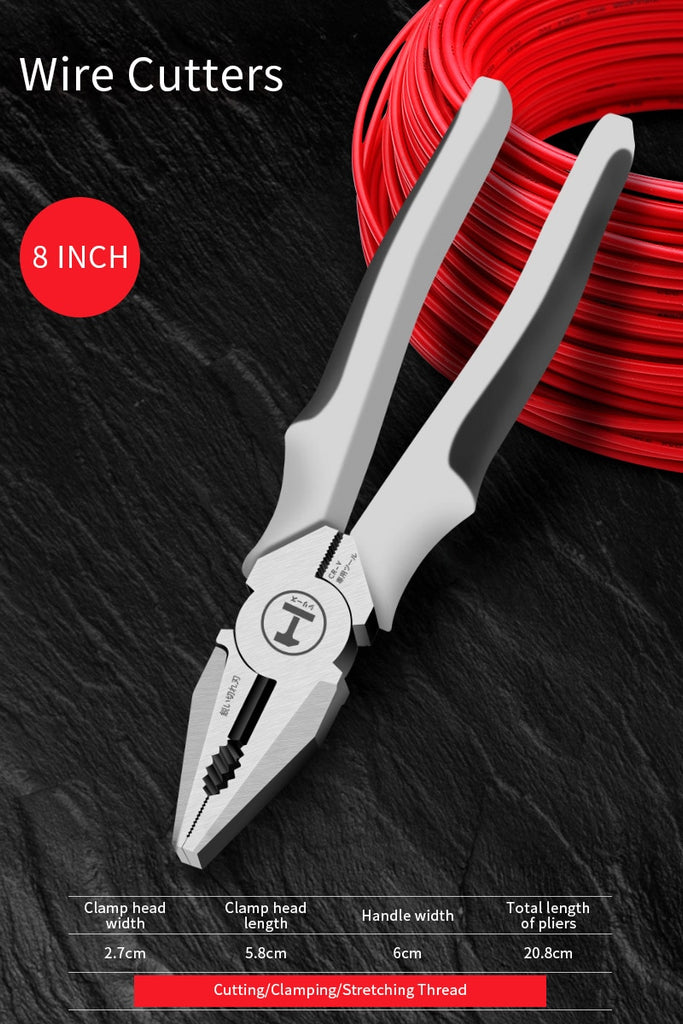 Greenery Needle Nose Pliers Hardware Tools Universal Wire Cutters Electrician Multifunctional Universal Diagonal Pliers