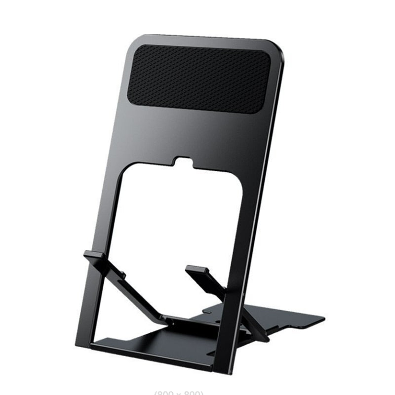 2022 Mini Desktop Multi-Angle Folding Mobile Phone Holder Hollow Plastic Tablet Stand Portable For Iphone 12 11 8 7 pro Support