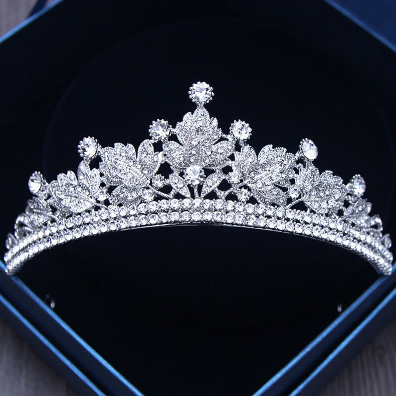 Diverse Silver Gold Color Crystal Crowns Bride tiara Fashion Queen For Wedding Crown Headpiece Wedding Hair Jewelry Accessories