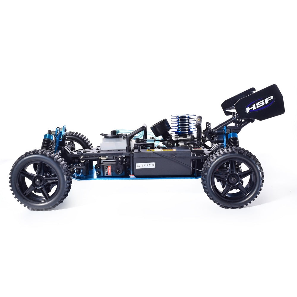 HSP RC Car 1:10 Scale 4wd Two Speed Off Road Buggy Nitro Gas Power Remote Control Car 94106 Warhead High Speed Hobby Toys