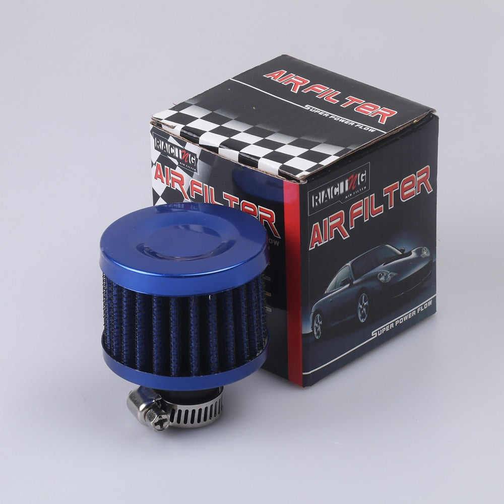 12mm Air Intake Crankcase Turbo Vent Breather Filter Car Modification Air Filter