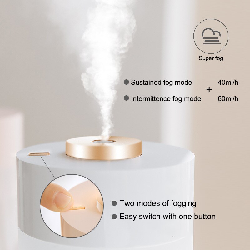 Mini ultrasoni Electric Air Humidifier Diffuse 350ML Usb Diffuser Therapy Purifier Humidificador Mist Make Portable