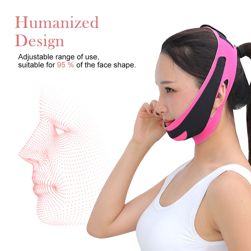 Face Slimmer Beauty Jaw Exerciser Facial Lifiting Belt Slim V-Line Lift Up Belt Reduce Double Chin Bandages Mask Face Care