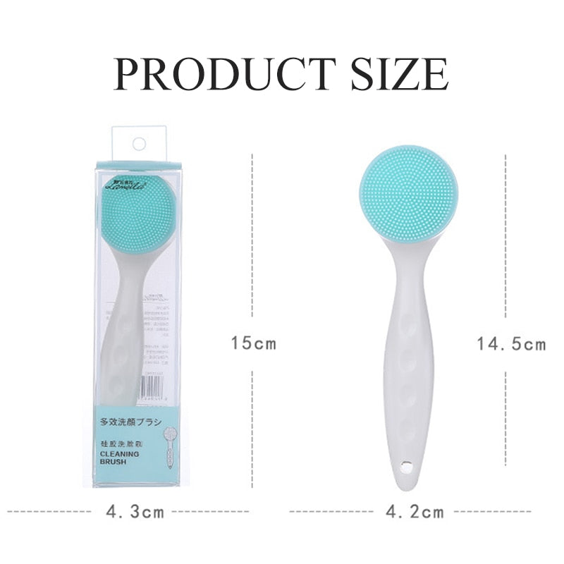 Cactus Silicone Beauty Massage Washing Pad Facial Exfoliating Blackhead cute Face Brush Tool Soft Deep Cleaning Skin Care