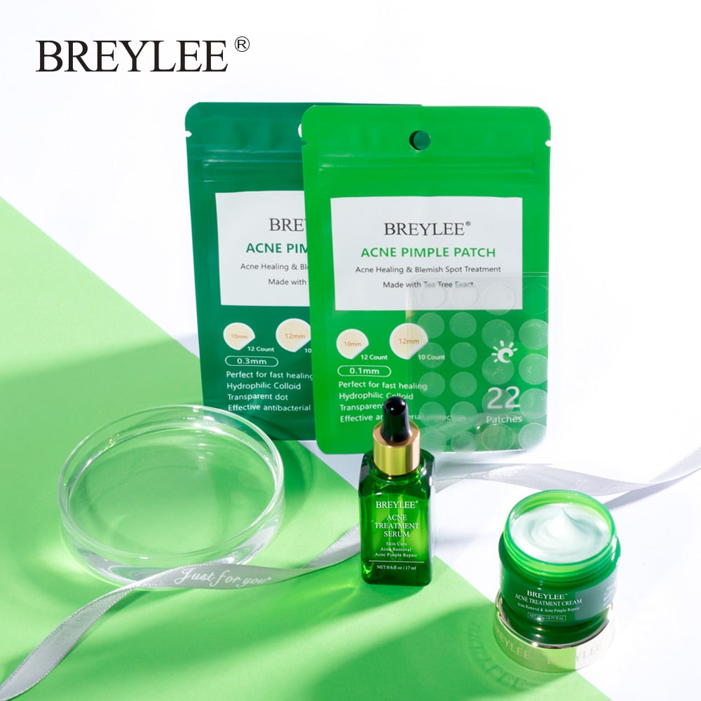 BREYLEE Acne Pimple Patch Acne Treatment Serum Face Sheet Mask Facial Acne Cream Essence Facial Skin Care Pimple Remover Tools