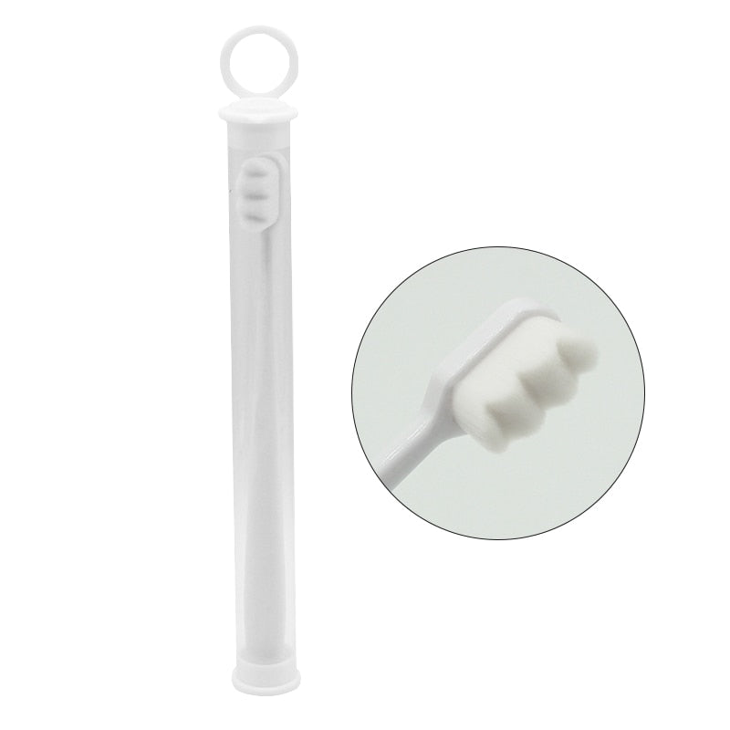 1PC Ultra-thin Super Soft Toothbrush Portable Eco-friendly Travel Outdoor Use Teeth Care Brush Oral Cleaning Oral Care Tools