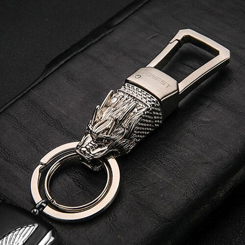 Honest Luxury Key Chain Men Women Car Keychain For Key Ring Holder Jewelry Genuine Leather Rope  Bag Pendant Fathers Day Gift