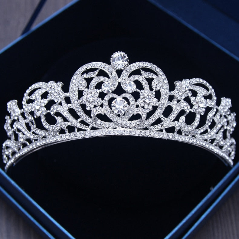 Diverse Silver Gold Color Crystal Crowns Bride tiara Fashion Queen For Wedding Crown Headpiece Wedding Hair Jewelry Accessories