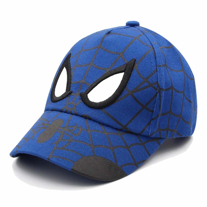 Anime Spider Kids Cap Cartoon baby Embroidery Man Cotton Children's Baseball Caps for Boy Girl Hip Hop Hat Snapback summer cap