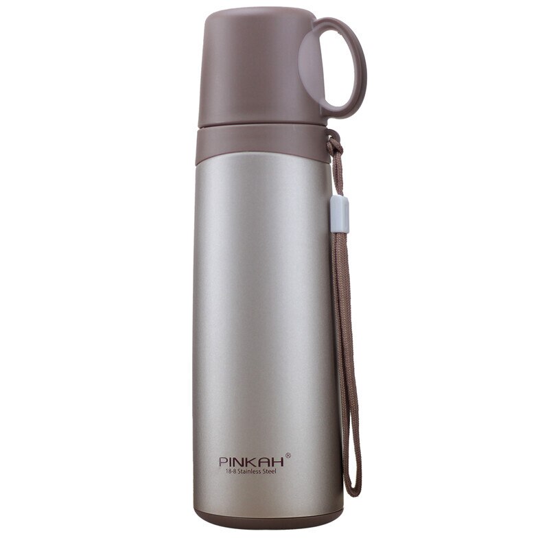 Stainless Steel Thermos Bottle: Your Perfect Travel Companion for Hot Coffee and Cold Drinks.