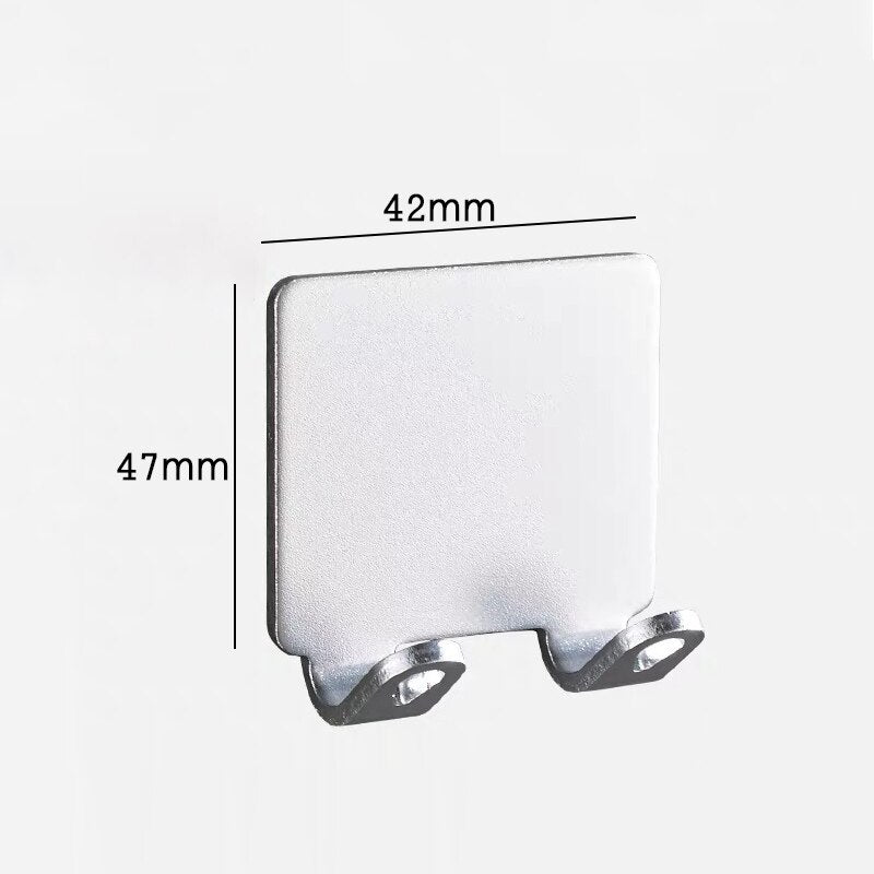 1Pcs Men Shaver Shelf Nordic Style Punch Free for men's razor holder Storage Hook Bathroom Accessories Space Aluminum