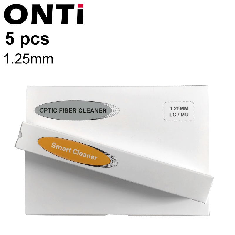 ONTi One-Click Cleaner Optical Fiber Cleaner Pen Cleans 2.5mm SC FC ST and 1.25mm LC MU Connector Over 800 Times