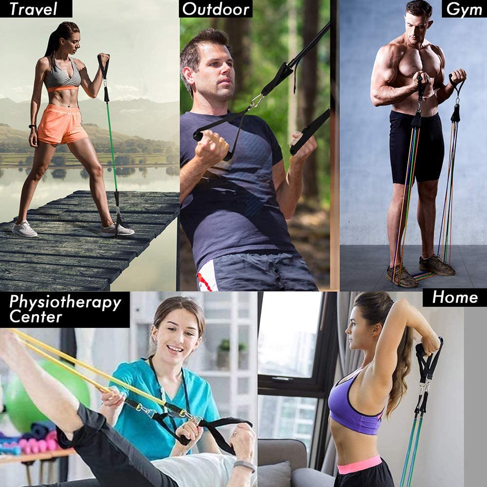 Women Fitness Resistance Loop Bands Set Training Exercise Yoga Expander Elastic Band Equipment for Home Workout Gym Bodybuilding