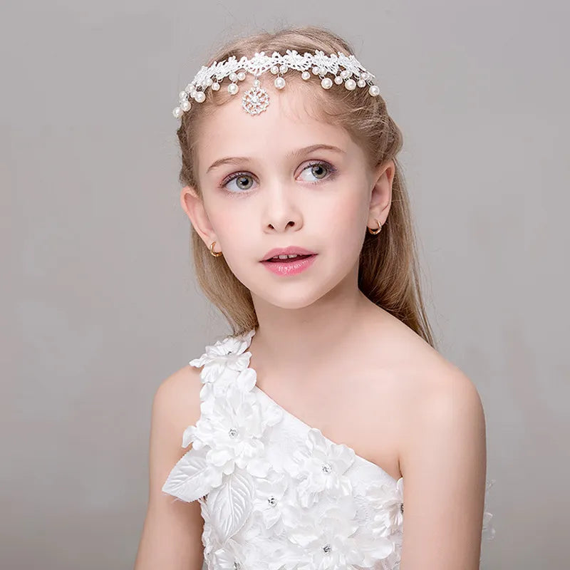 child Princess Tiaras and Crowns Headband Kid Girls Birthday party Crown Wedding Tiara Party Accessiories Hair Jewelry