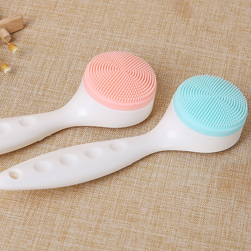 Cactus Silicone Beauty Massage Washing Pad Facial Exfoliating Blackhead cute Face Brush Tool Soft Deep Cleaning Skin Care