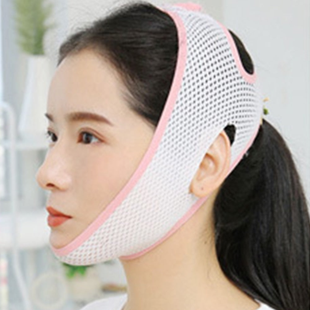 Women Reduce Double Chin Thin Face Anti Wrinkle Face Slimming Bandage Facial Massager Face-Lift Belt