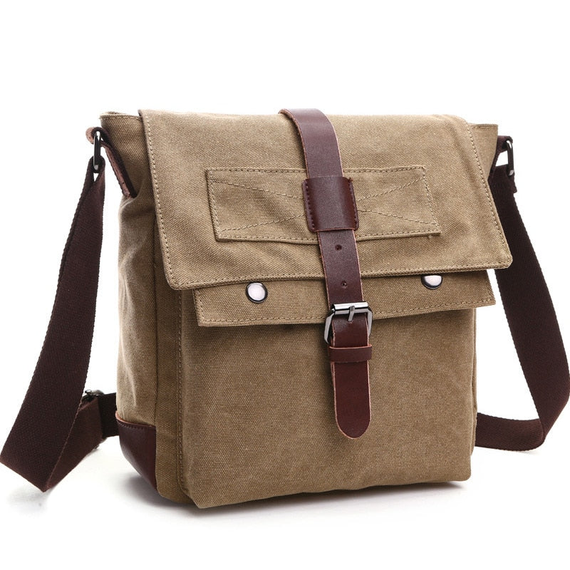 Retro Men Messenger Bags Canvas Handbags Leisure Work Travel Bag Man Business  Crossbody Bags Briefcase for Male Bolsas XA108ZC