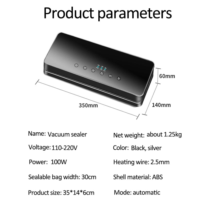 Xiaomi Mijia Best Electric Vacuum Food Sealer Packaging Machine For Home Kitchen Food Saver Bags Commercial Vacuum Food Sealing