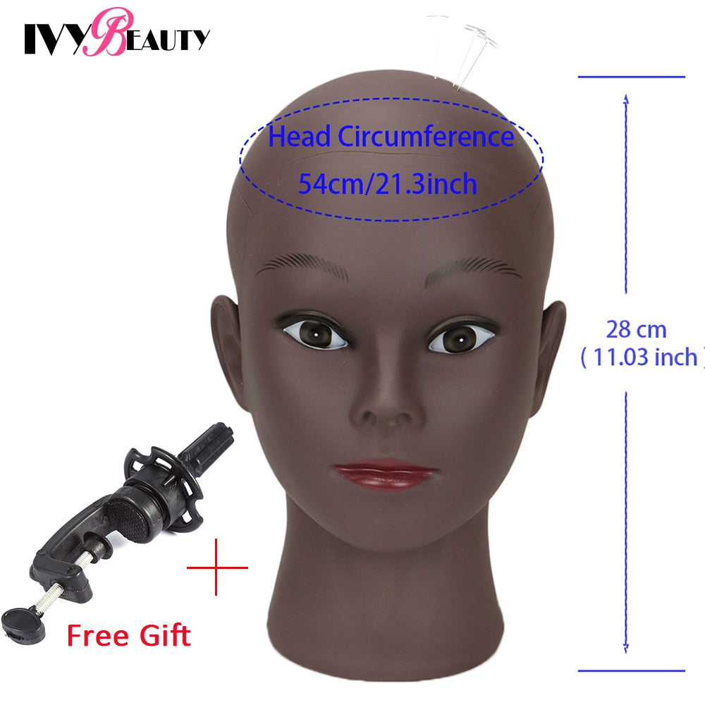 Hot Selling Female Mannequin Head With Wig Stand Clamp For Makeup Practice Cosmetology Manikin Head For Wig Hat Display 51Cm