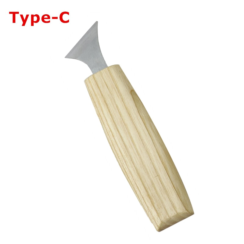 7pcs Wood Carving Knife Set Wood Chisel Sharp-edged Engraving Wood Cutter For DIY Household Woodworking Crafts Carving Tools