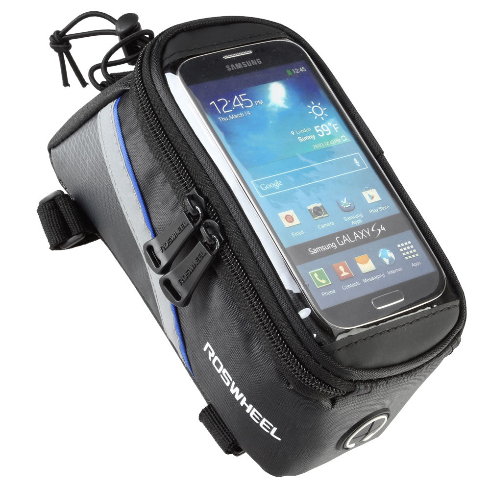 ROSWHEEL BICYCLE BAGS CYCLING BIKE FRAME IPHONE BAGS  HOLDER PANNIER MOBILE PHONE BAG CASE POUCH