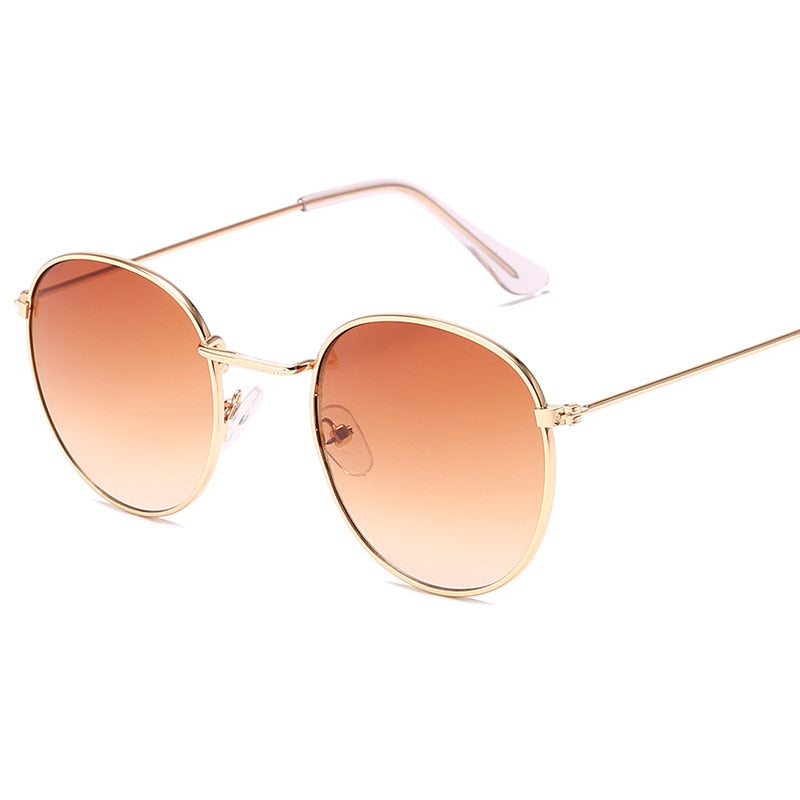 DYTYMJ Small Round Sunglasses Women Brand Designer Retro Glasses Women Mirror Eyeglasses Women/Men Vintage Oculos De Sol Gafas