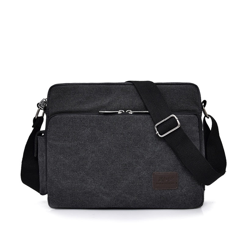 Man Canvas Messenger Bag High Quality Handbag Crossbody Bags Multifunction Tote Casual Bolsa Top-handle Male Shoulder Bags