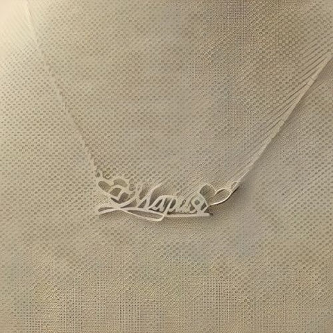 Heart Personalized Jewelry  name necklace.