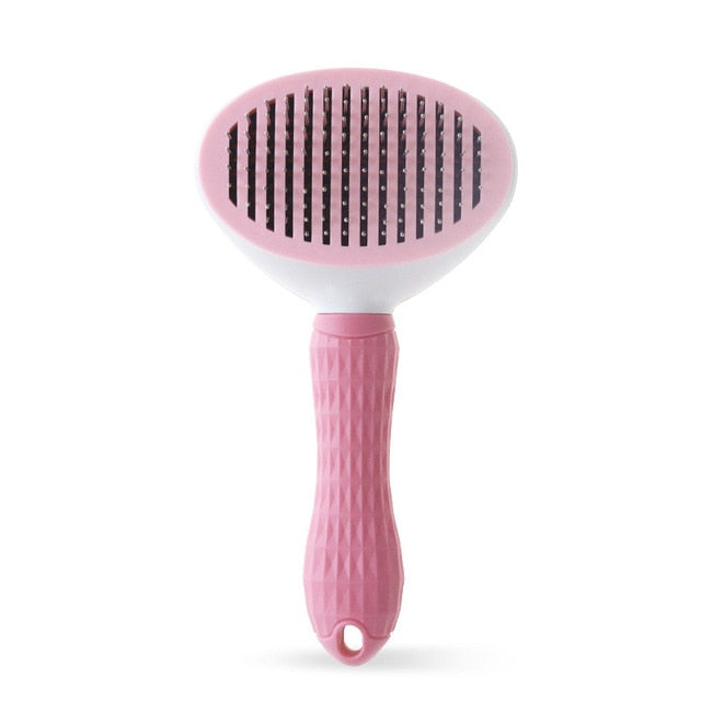 UNTIOR Pet Comb Brush Removal Comb Grooming Cats Comb Pet Products Cat Flea Comb for Dogs Grooming Toll Automatic Cleaning Brush