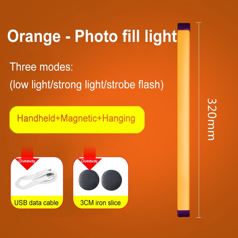 Handheld Fill Light For Photography Led Studio Light Emergency Lamps Adjustable Selfie Lamp Wall Panels Decor Background Lights
