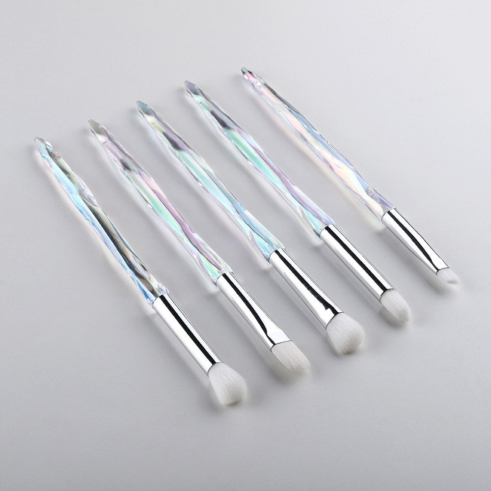 FLD Eye Brush Diamond Makeup Brushes Set Eye Shadow Lip Eyebrow Brushes High Quality Professional Lip Eyeliner Tools