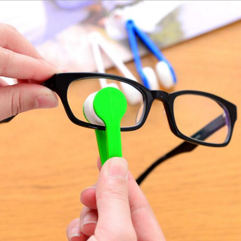 Practical Multicolor Portable Mini Eyeglass Cleaner for Shift Clear Fine Fiber Glasses Wipe Sunglasses Cleaning Tool