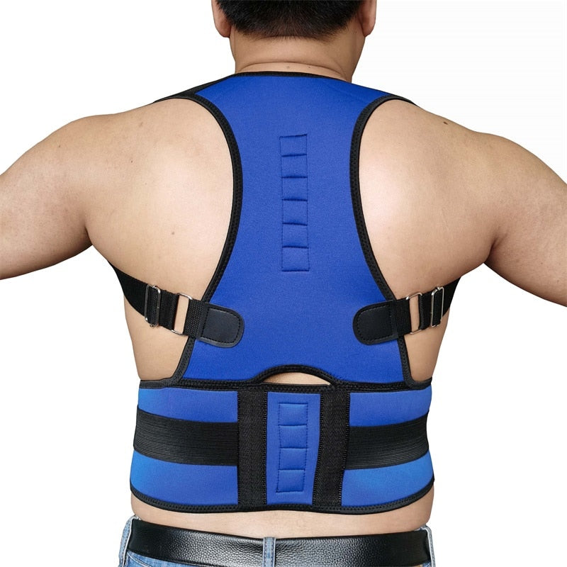 Women Men Corrector Postura Back-Support Bandage Shoulder Corset Back Support Posture Correction Belt