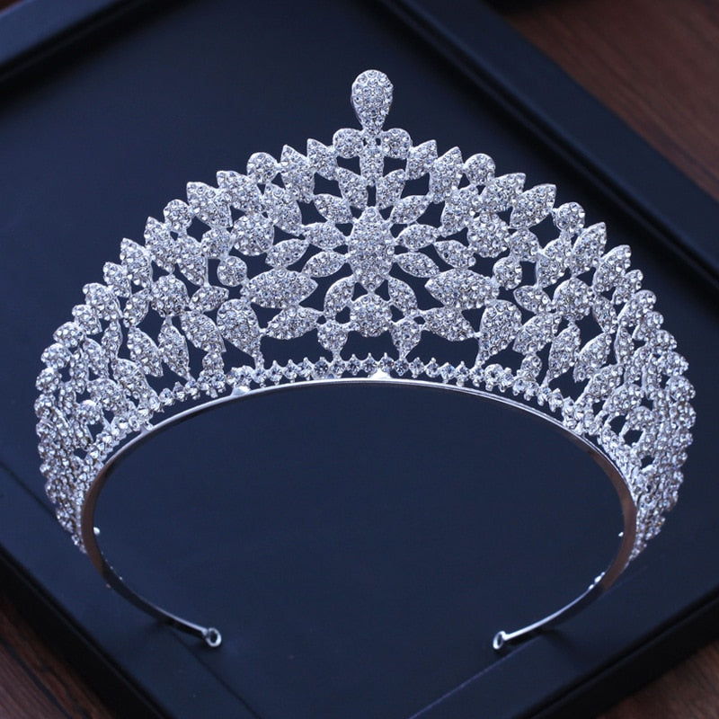 Diverse Silver Gold Color Crystal Crowns Bride tiara Fashion Queen For Wedding Crown Headpiece Wedding Hair Jewelry Accessories