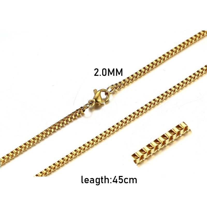 Necklace For Men, Stainless Steel Curb Chain, Man Necklace, 5 to 8mm Link Chain