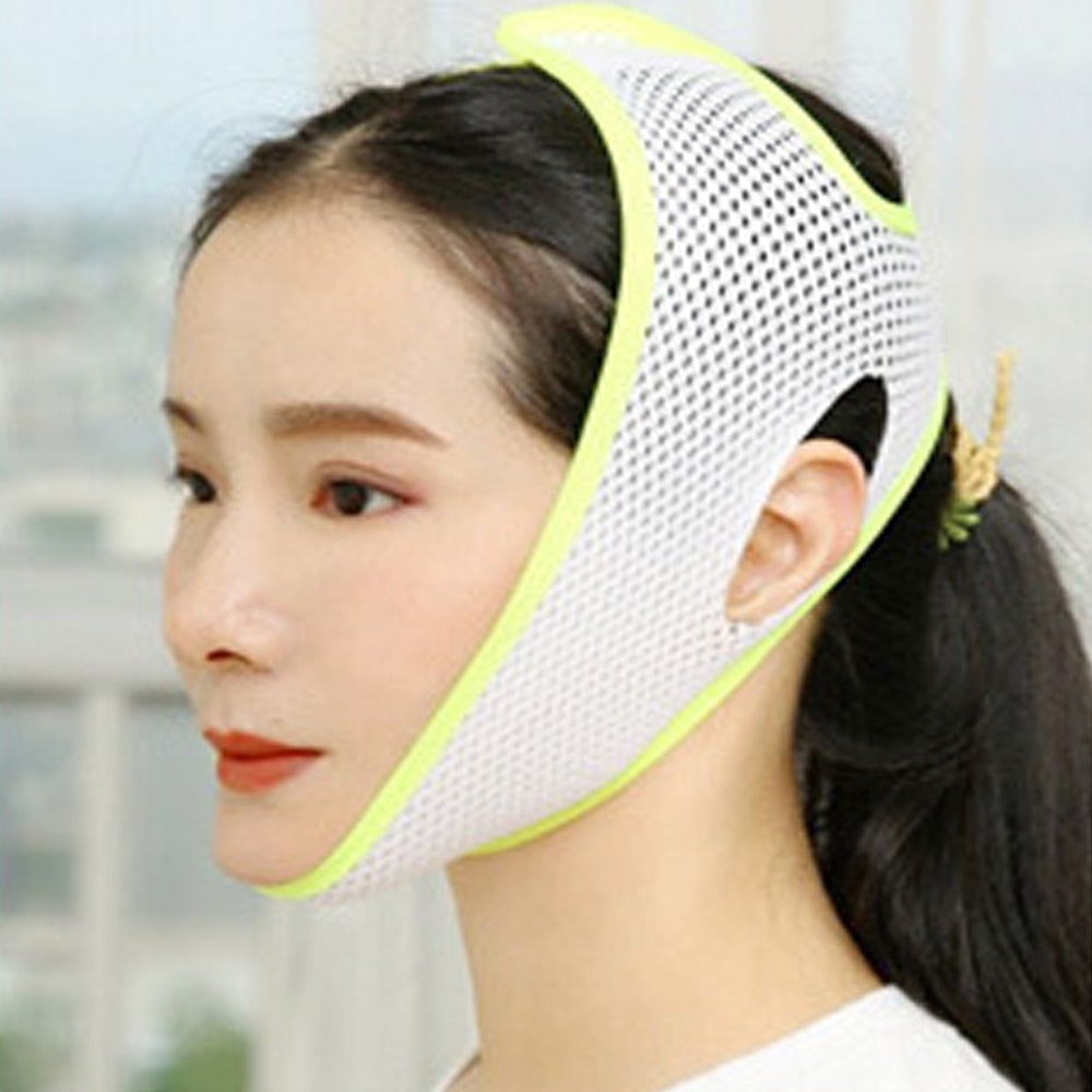 Women Reduce Double Chin Thin Face Anti Wrinkle Face Slimming Bandage Facial Massager Face-Lift Belt