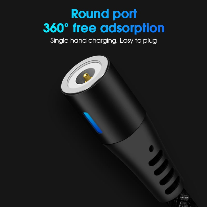 Vothoon 2.4A Magnetic Micro USB Type C Cable For iPhone 11 Pro Xs Samsung S10 S7 Xiaomi Magnet Charger Mobile Phone Cable Cord