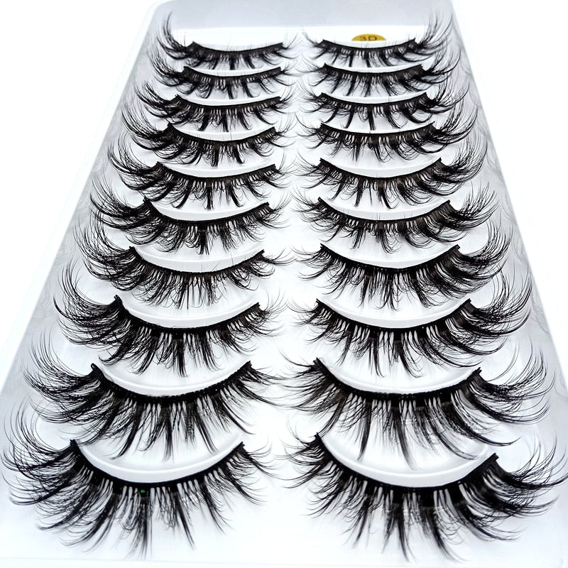 38 Styles 5/10 Pairs Natural False Eyelashes Fake Lashes Long Makeup 3d Mink Lashes Extension Eyelash Mink Eyelashes for Beauty