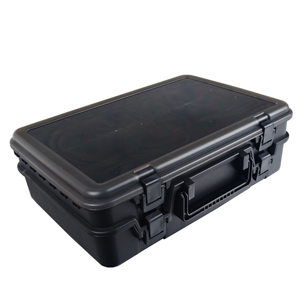 Large-Capacity Double-Layer Fishing Tackle Box Multifunctional Carp Fishing Accessory Storage Box Portable Fishing Bait Box