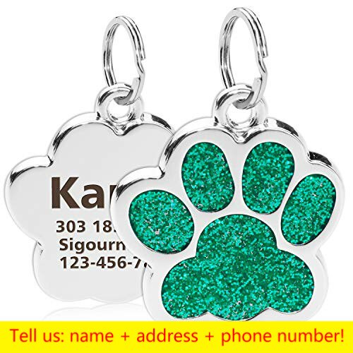 Personalized Pet ID Tags Engraved Pet Name Number Address Cat Dog Collar Pet Pendant Puppy Cat Necklace Charm Collar Accessories